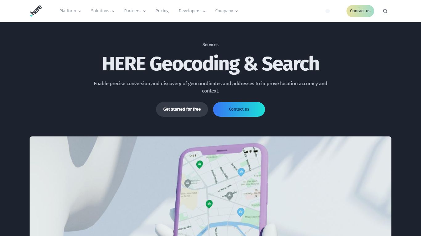 HERE Geocoding & Search | POI Database | Platform | HERE